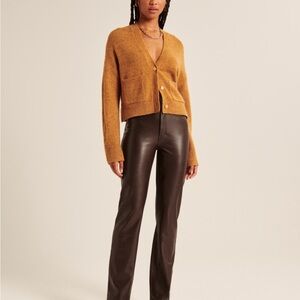 Brown Leather Pants
